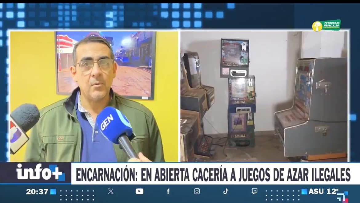 Municipalidad de Encarnación en la Vanguardia Contra la Explotación Clandestina de Máquinas Electrónicas de Juegos de Azar